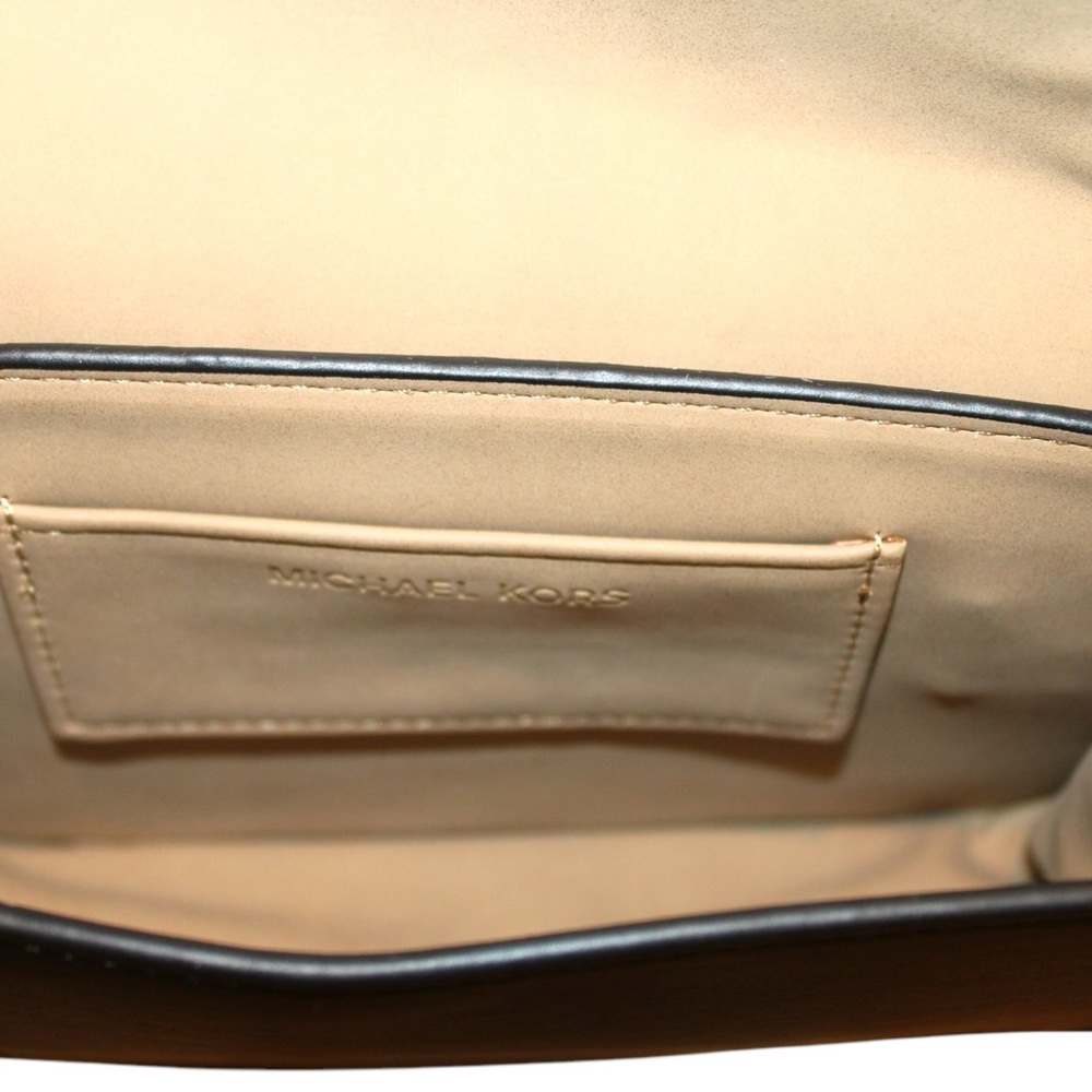 Michael Kors Belt Bag with Signature MK Embossed Goldtone Chain - NWT S/M & L/XL - Picture 10 of 15